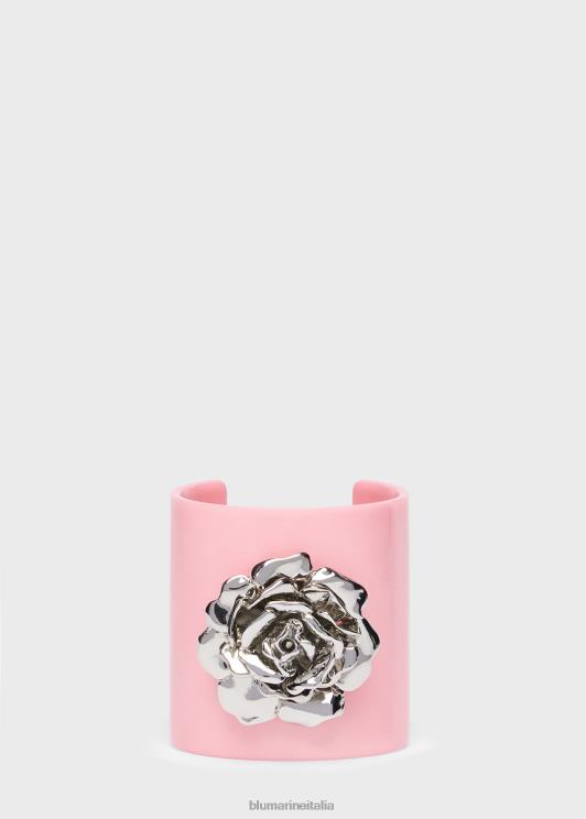 Blumarine donne bracciale tubolare con rosa Accessori 0L44T356