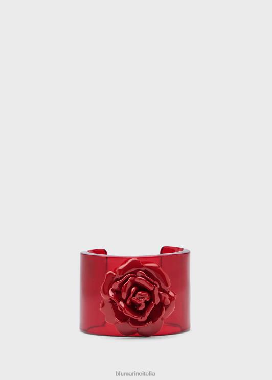 Blumarine donne bracciale tubolare con rosa Accessori 0L44T358