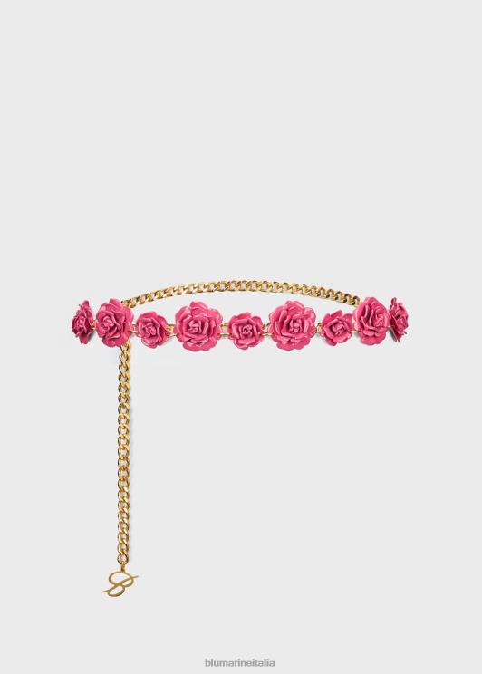 Blumarine donne cintura con rose Accessori 0L44T339