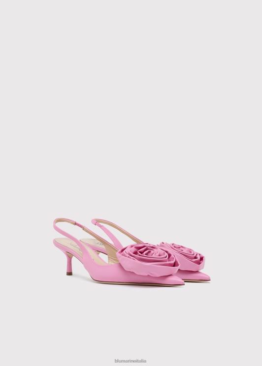 Blumarine donne décolleté sling back con rosa scarpe 0L44T288