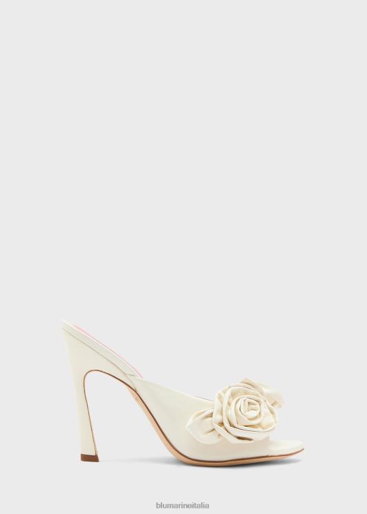 Blumarine donne sandalo mulo con rose scarpe 0L44T292